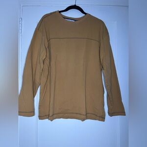 Columbia Men’s Long-Sleeve Crewneck - Mustard Brown